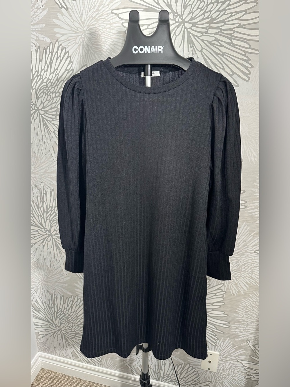Zeagoo Long Sleeve Black Dress